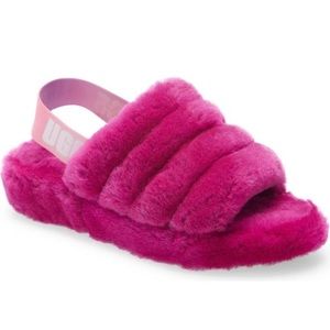 UGG Womens slippers Dragonfruit Fluff Yeah Slides